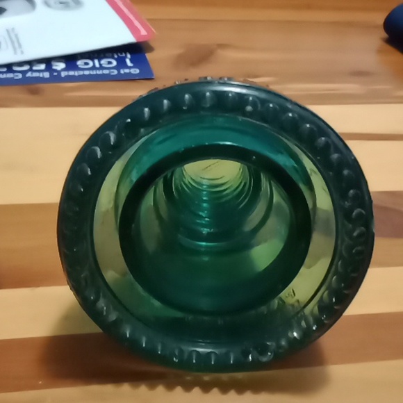 Vintage 1920s Hemingray No 40 Insulator Aqua Blue Green Collectible Glass - Picture 2 of 2